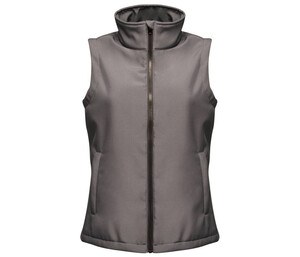 Regatta RGA845 - Calentador de cuerpo Softshell para Mujer Seal Grey / Black