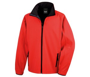 Result RS231 - Chaqueta polar de hombre con bolsillos con cremallera Rojo / Negro