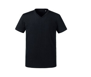 Russell RU103M - Camiseta orgánica de cuello en V para hombres