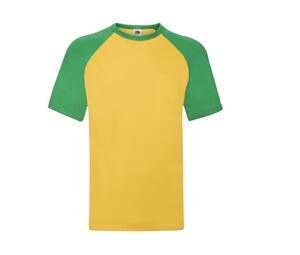 Fruit of the Loom SC237 - Camiseta de béisbol Sunflower/ Kelly Green