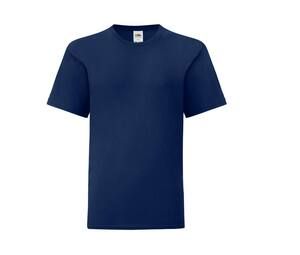 Fruit of the Loom SC6123 - Camiseta infantil Azul marino