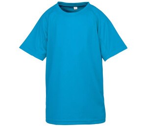 Spiro SP287J - Camiseta transpirable AIRCOOL para Niños Mar Azul