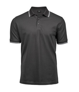 Tee Jays TJ1407 - Polo de Lujo Stretch A Rayas Para Hombre