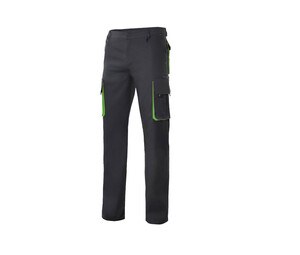 VELILLA V3004 - Pantalón multibolsillos Bicolor V3004 Negro / Tilo