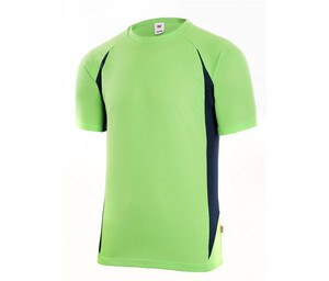 VELILLA V5501 - Camiseta técnica bicolor Lime/ Navy