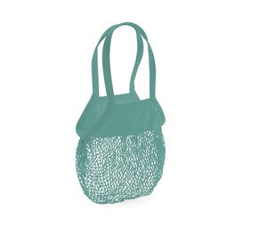 Westford mill WM150 - Bolsa de malla de algodón orgánico Sage Green