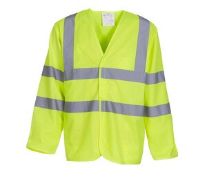 Yoko YK200 - Chaqueta de seguridad de manga larga Hi Vis Yellow