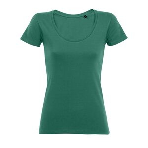 SOL'S 02079 - Metropolitan Camiseta De Mujer Con Cuello Redondo Escotado Esmeralda