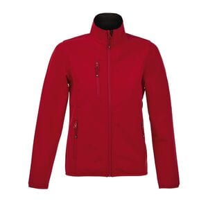 SOL'S 03107 - Radian Women Chaqueta Softshell De Mujer Con Cremallera Rojo chili