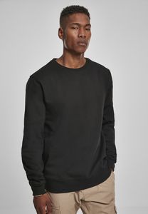 Build Your Brand BY119 - Sudadera premium cuello redondo Negro