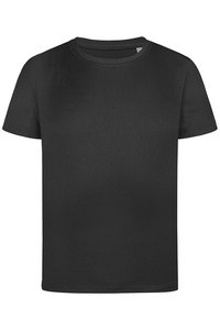 Stedman STE8170 - Camiseta interlock active-dry ss para niños Black Opal