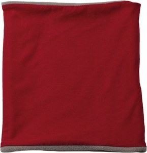 K-up KP121 - Braga de cuello con forro polar Red / Light Grey