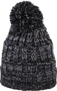 K-up KP534 - Gorro con pompón Black Twist