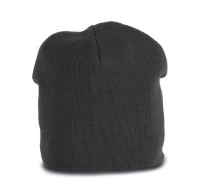 K-up KP542 - Gorro de punto algodón orgánico Gris oscuro