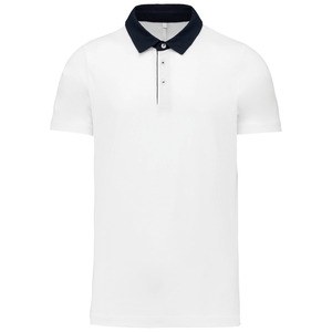 Kariban K260 - Polo jersey bicolor hombre