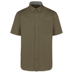 Kariban K587 - Camisa de hombre Ariana III de algodón de manga corta Light Khaki