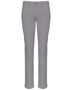 Kariban K741 - Chinos de mujer Fine Grey