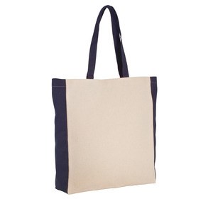 Kimood KI0275 - Bolso tote bicolor Natural/ Navy