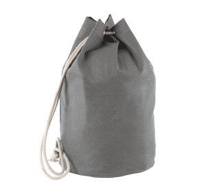 Kimood KI0629 - Bolso marinero de algodón con cordón Gris