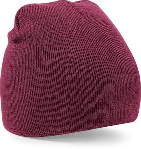 Beechfield B44 - Gorro de hombre original pull-on beanie Burgundy