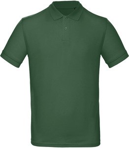 B&C CGPM430 - Polo orgánico hombre Verde botella