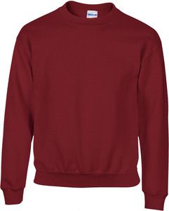 Gildan GI18000B - Sudadera de cuello tripulado juvenil de mezcla pesada Garnet