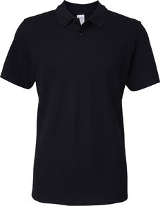 Gildan GI64800 - Polo de piqué doble Softstyle para hombre Negro