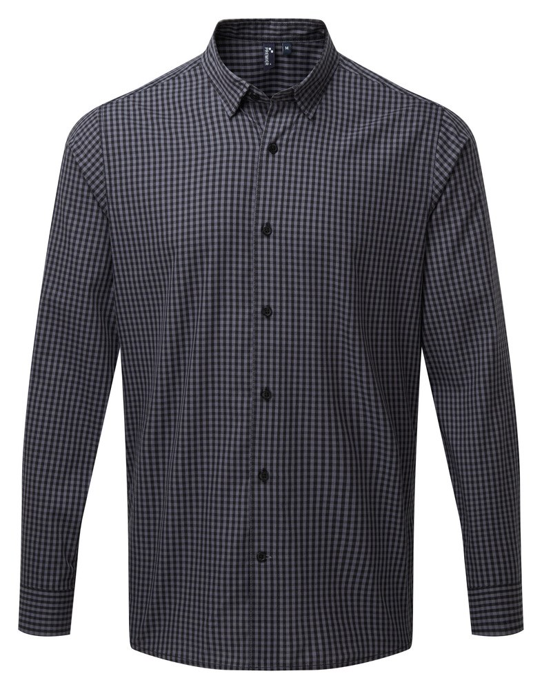 Premier PR252 - Camisa vichy cuadros grandes