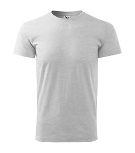 Malfini 137 - Camiseta nueva y pesada unisex gris chiné clair