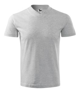 Malfini 102 - Camiseta de cuello en V unisex gris chiné clair