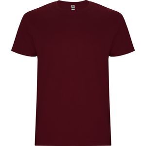 Roly CA6681 - STAFFORD Camiseta tubular de manga corta Garnet