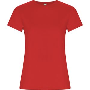 Roly CA6696 - GOLDEN WOMAN Camiseta entallada de manga corta en Algodón Orgánico Red