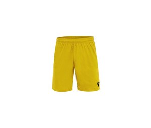 MACRON MA5223J - Shorts deportivos para niños en tejido Evertex Yellow