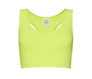 Just Cool JC017 - Camiseta de tirantes mujer corta Electric Yellow