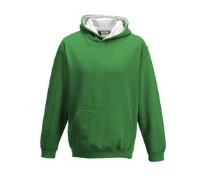 AWDIS JH03J - Sudadera infantil con capucha a contraste