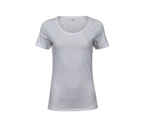 Tee Jays TJ450 - Camiseta elástica cuello redondo White