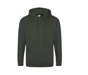 AWDIS JH050 - Sudadera con cremallera Verde bosque