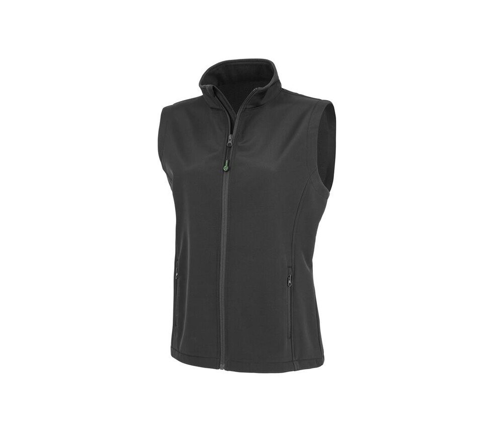 Result RS902F - Calentador de cuerpo softshell de poliéster reciclado para mujer