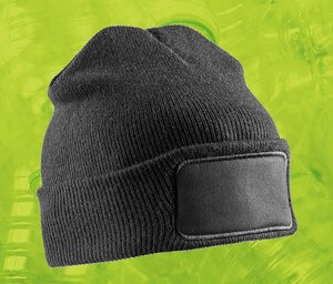 Result RC927X - Gorro de acrílico reciclado Negro