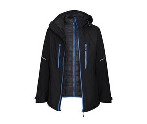 Regatta RGA156 - 3 en 1 parka Black/Oxford Blue