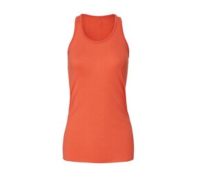 Bella+Canvas BE8800 - Camiseta de tirantes holgada con espalda cruzada para mujer Coral