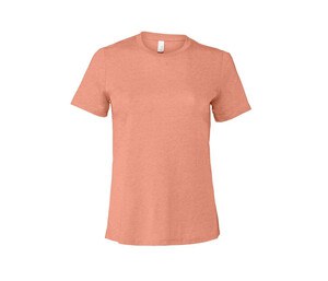 Bella+Canvas BE6400CVC - Camiseta casual de mujer Heather Sunset