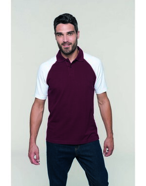 Kariban K226 - POLO BASE BALL BICOLOR PARA HOMBRE