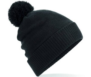 Beechfield BF439 - Gorro con pompón interior polar Charcoal