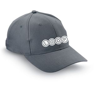 GiftRetail KC1464 - NATUPRO Gorra de beisbol de algodón Gris