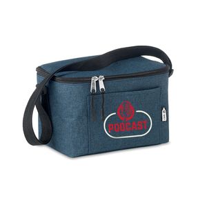 GiftRetail MO6150 - CUBA Bolsa nevera 6 latas 600D RPET Azul