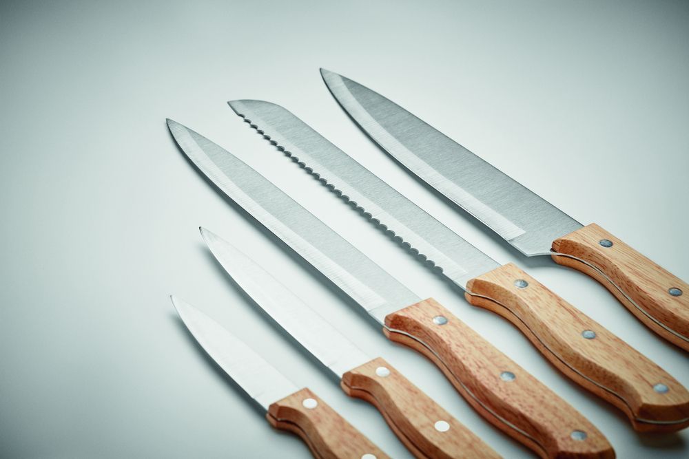 GiftRetail MO6308 - GOURMET Juego cuchillos