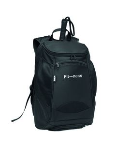 GiftRetail MO6325 - OLYMPIC Mochila deporte 600D RPET Negro