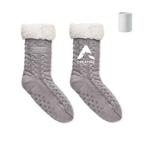 GiftRetail MO6573 - CANICHIE Par de calcetines talla M Gris