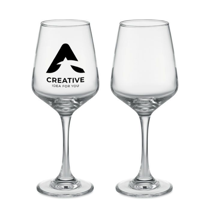 GiftRetail MO6643 - CHEERS Juego de 2 copas de vino